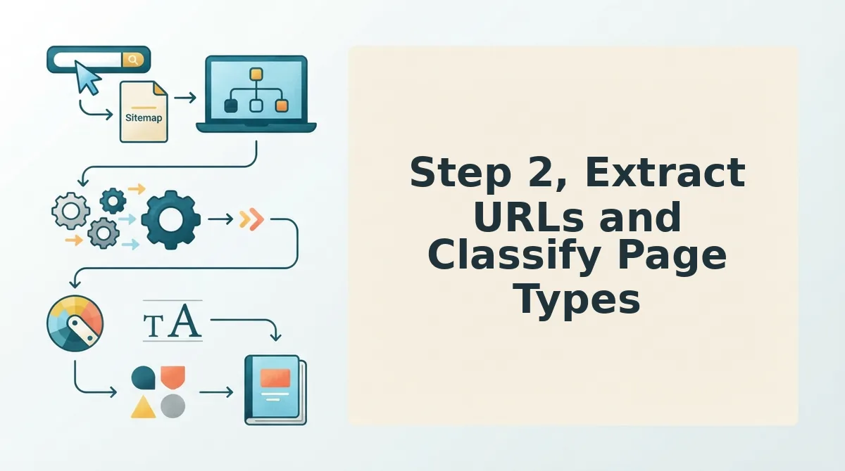 Step 2, Extract URLs and Classify Page Types