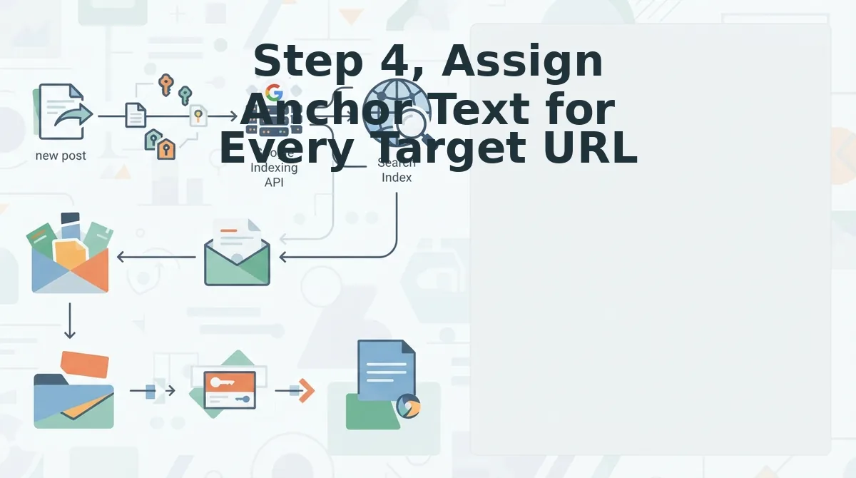 Step 4, Assign Anchor Text for Every Target URL