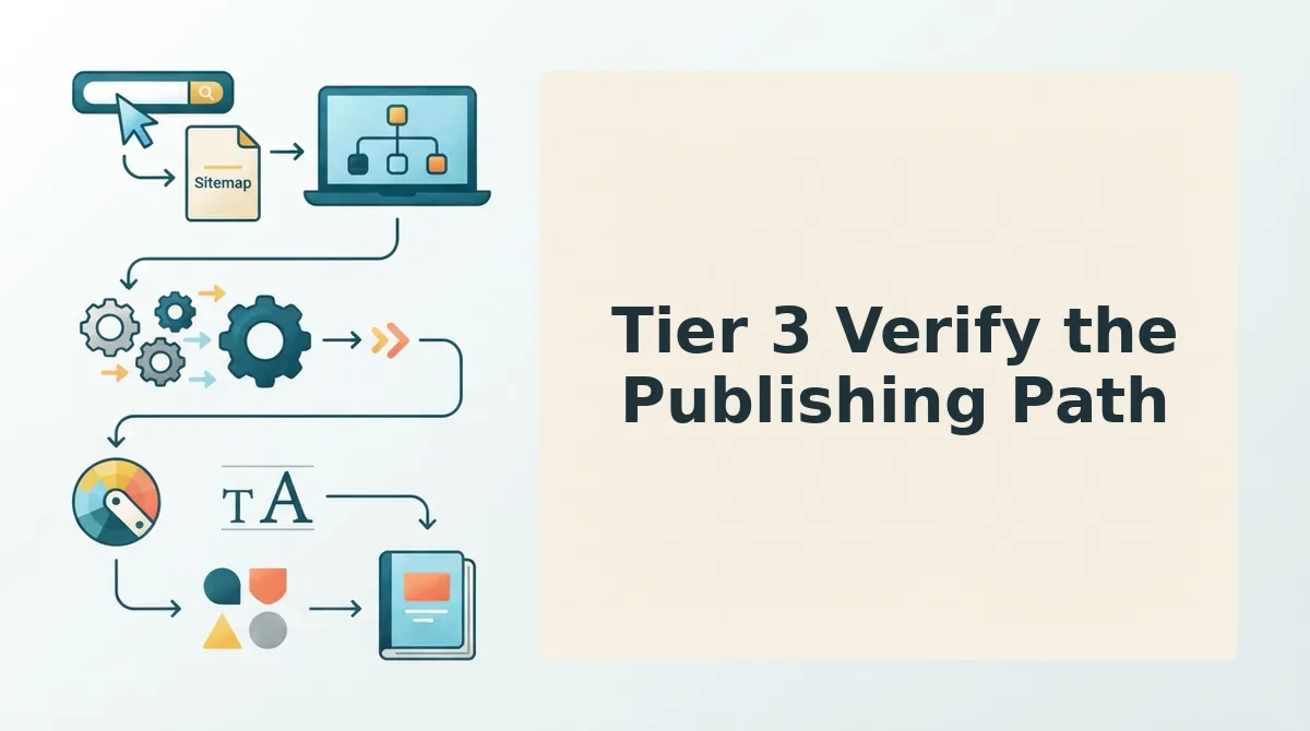 Tier 3 Verify the Publishing Path