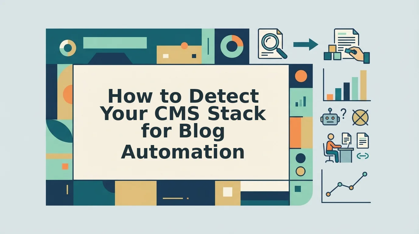 How to Detect Your CMS Stack for Blog Automation