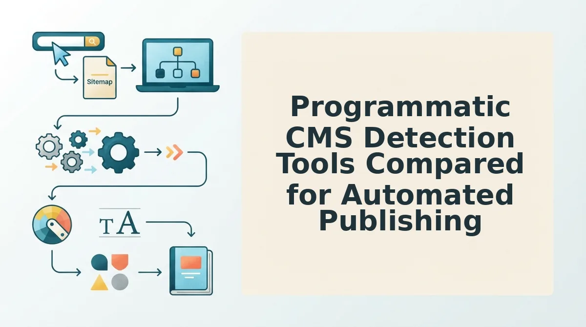 Programmatic CMS Detection Tools Compared for Automated Publishing