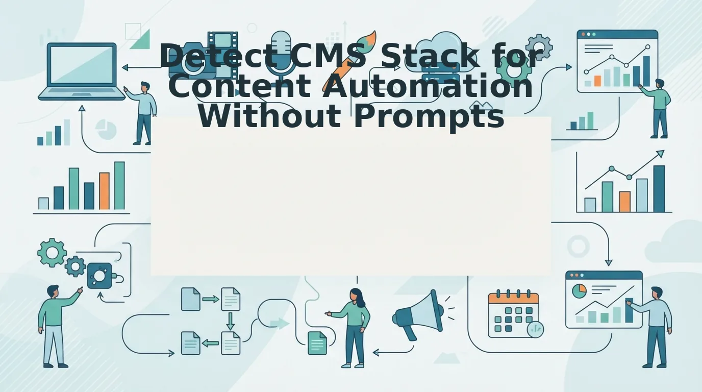 Detect CMS Stack for Content Automation Without Prompts