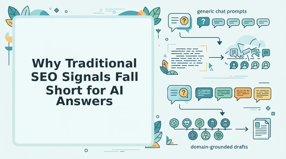 Why Traditional SEO Signals Fall Short for AI Answers