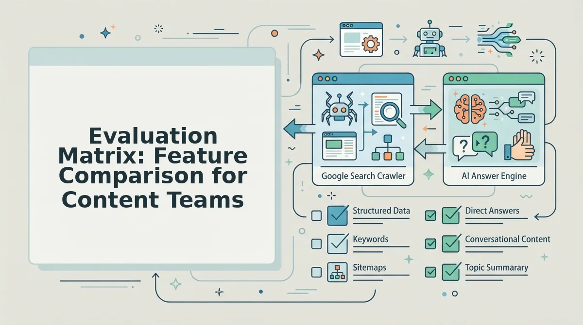 Evaluation Matrix: Feature Comparison for Content Teams