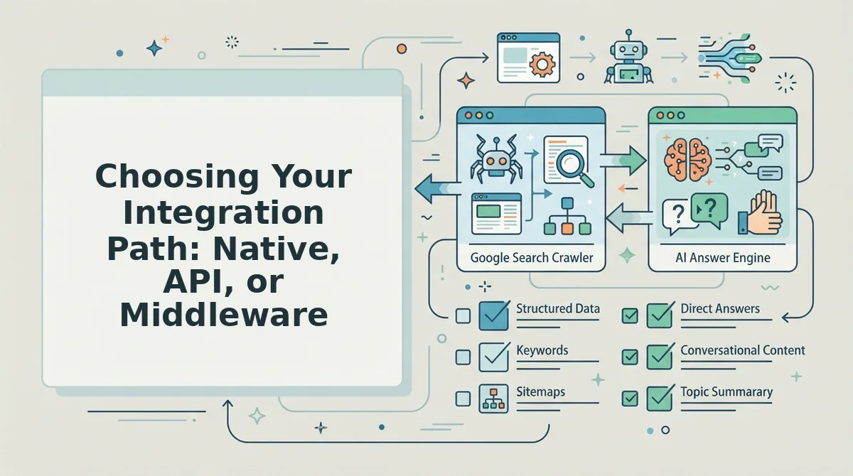 Choosing Your Integration Path: Native, API, or Middleware