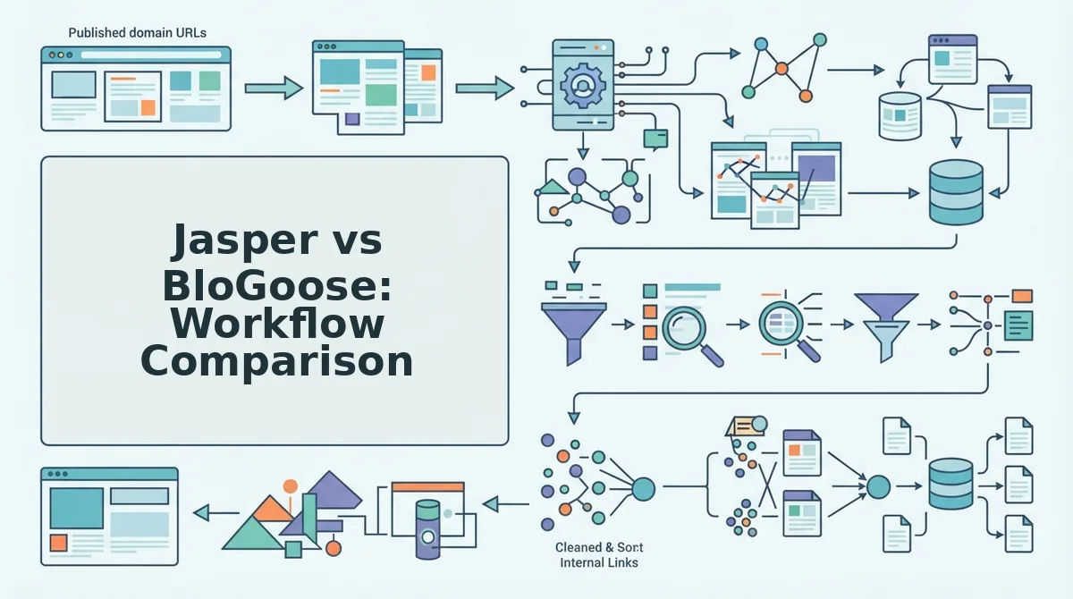Jasper vs BloGoose: Workflow Comparison