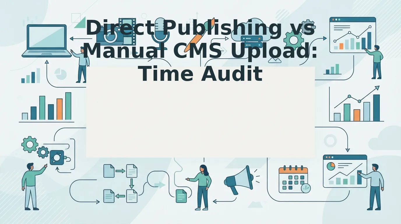Direct publishing vs manual CMS upload for blogs