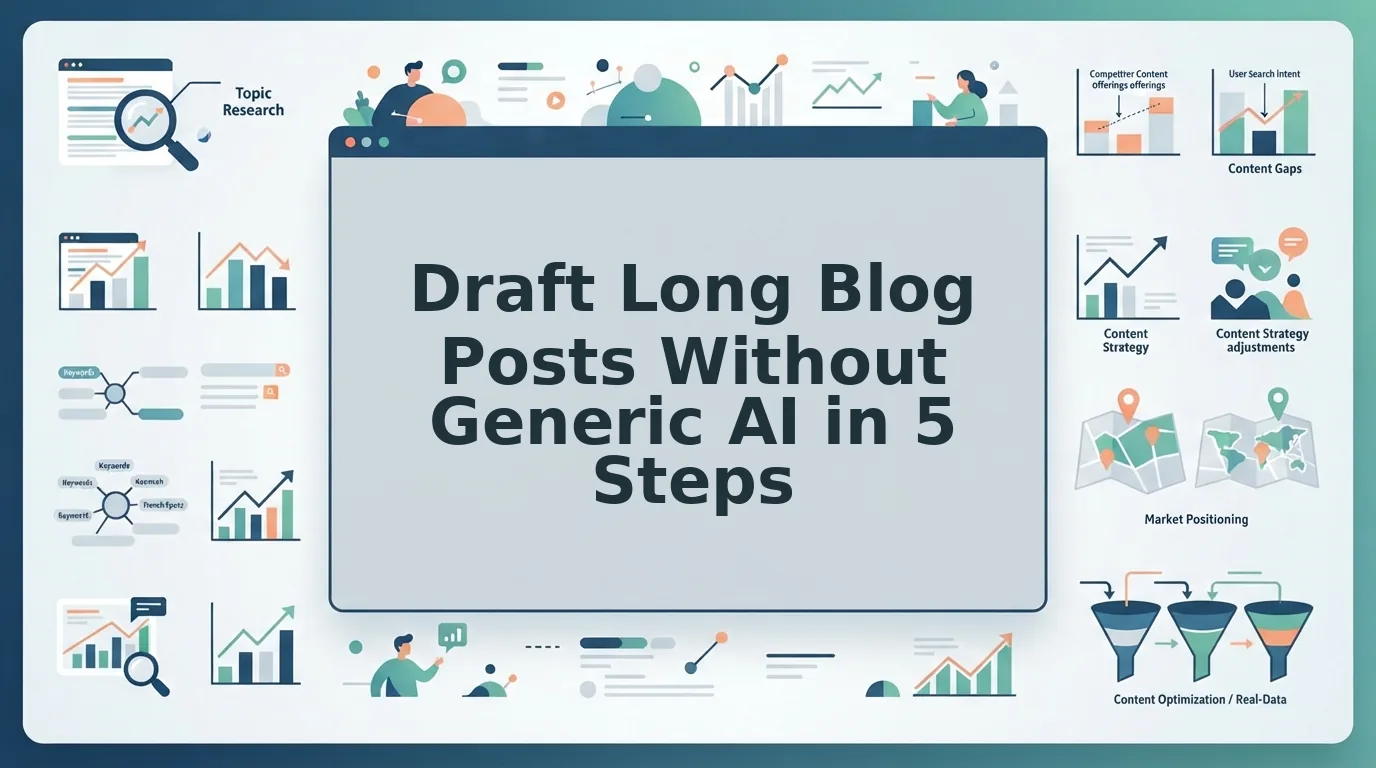 How to Draft Long Blog Posts Without Generic AI Phrasing