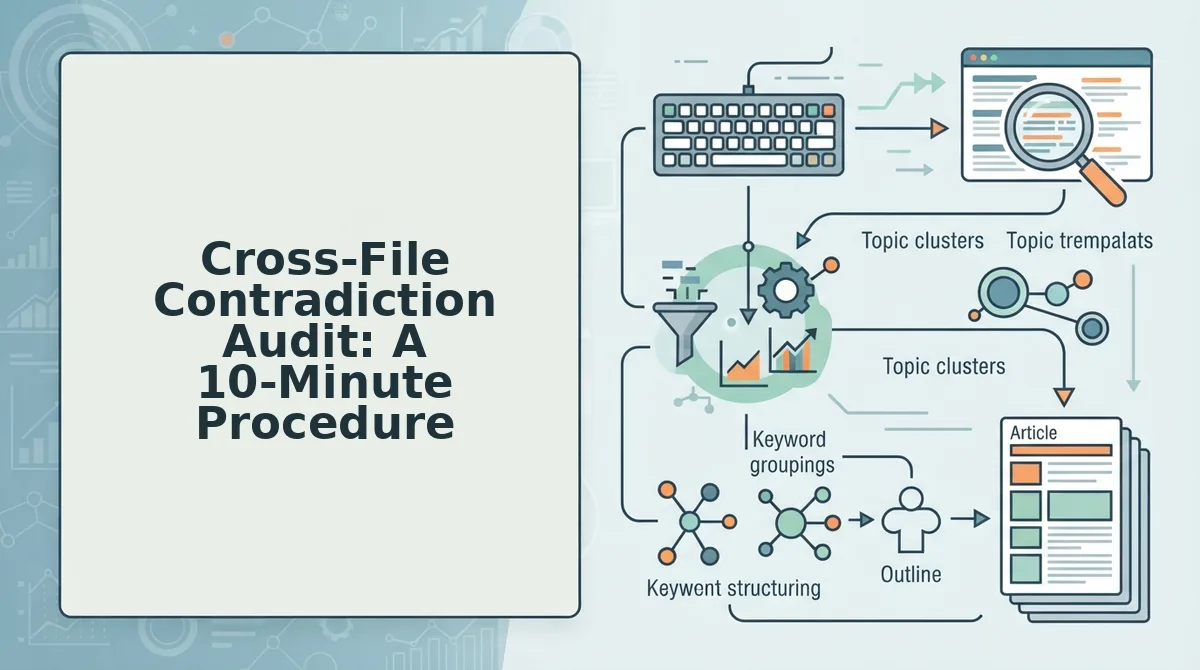 Cross-File Contradiction Audit: A 10-Minute Procedure