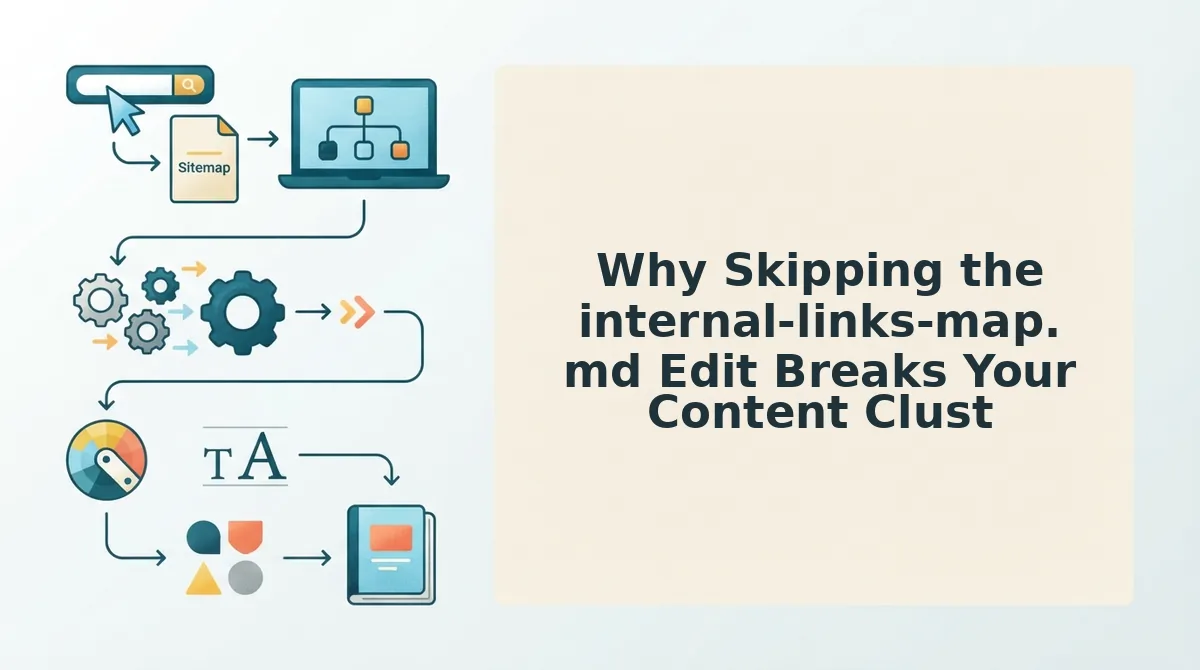 Why Skipping the internal-links-map.md Edit Breaks Your Content Cluster