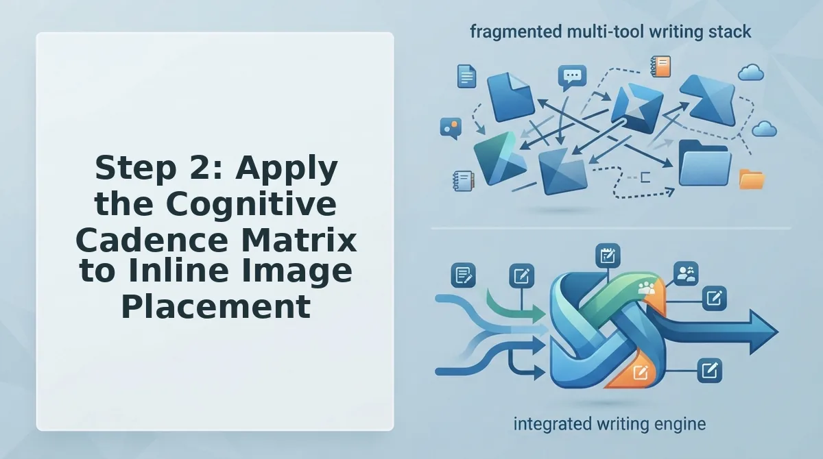 Step 2: Apply the Cognitive Cadence Matrix to Inline Image Placement