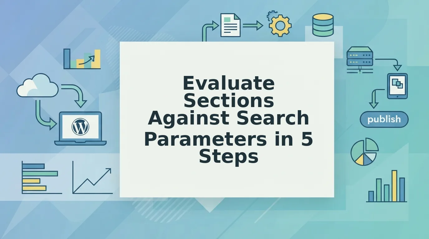 How to Evaluate Sections Against Search Parameters in AI Posts