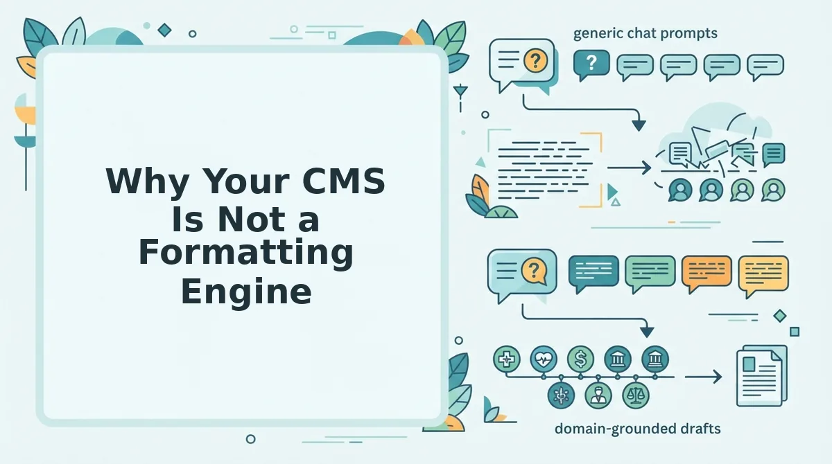 Why Your CMS Is Not a Formatting Engine