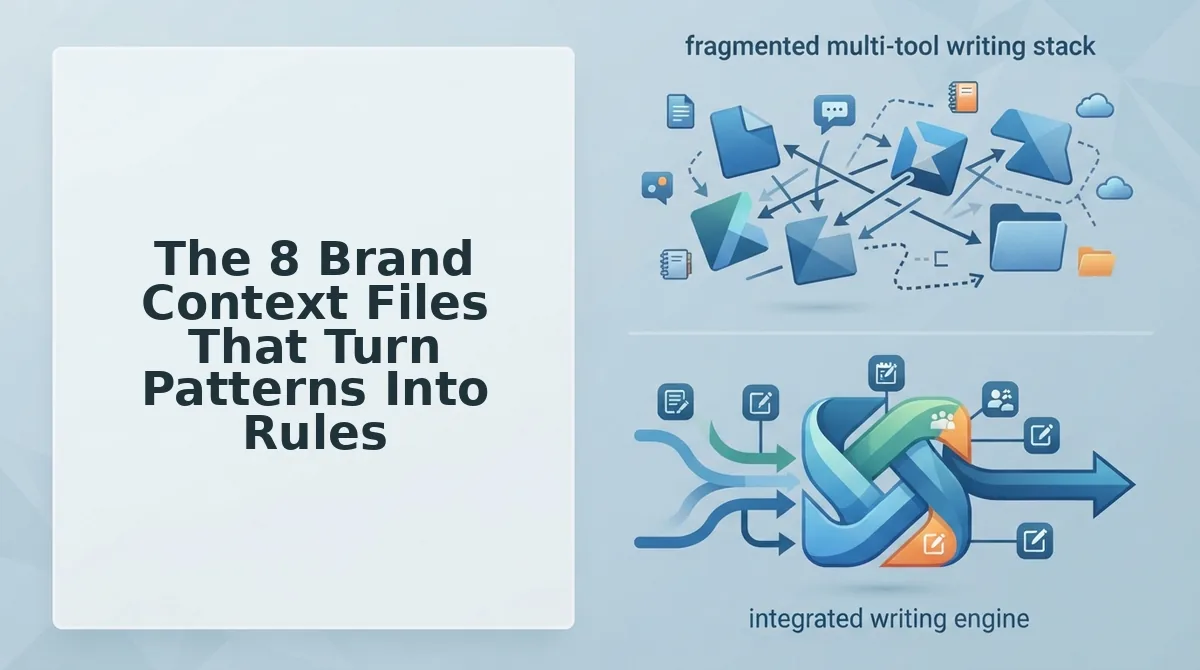 The 8 Brand Context Files That Turn Patterns Into Rules