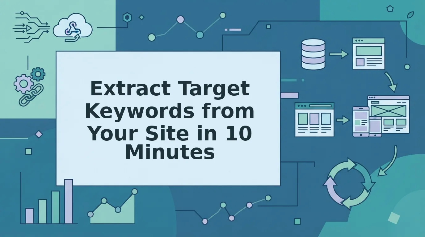 How to Extract Target Keywords from Your Own Site