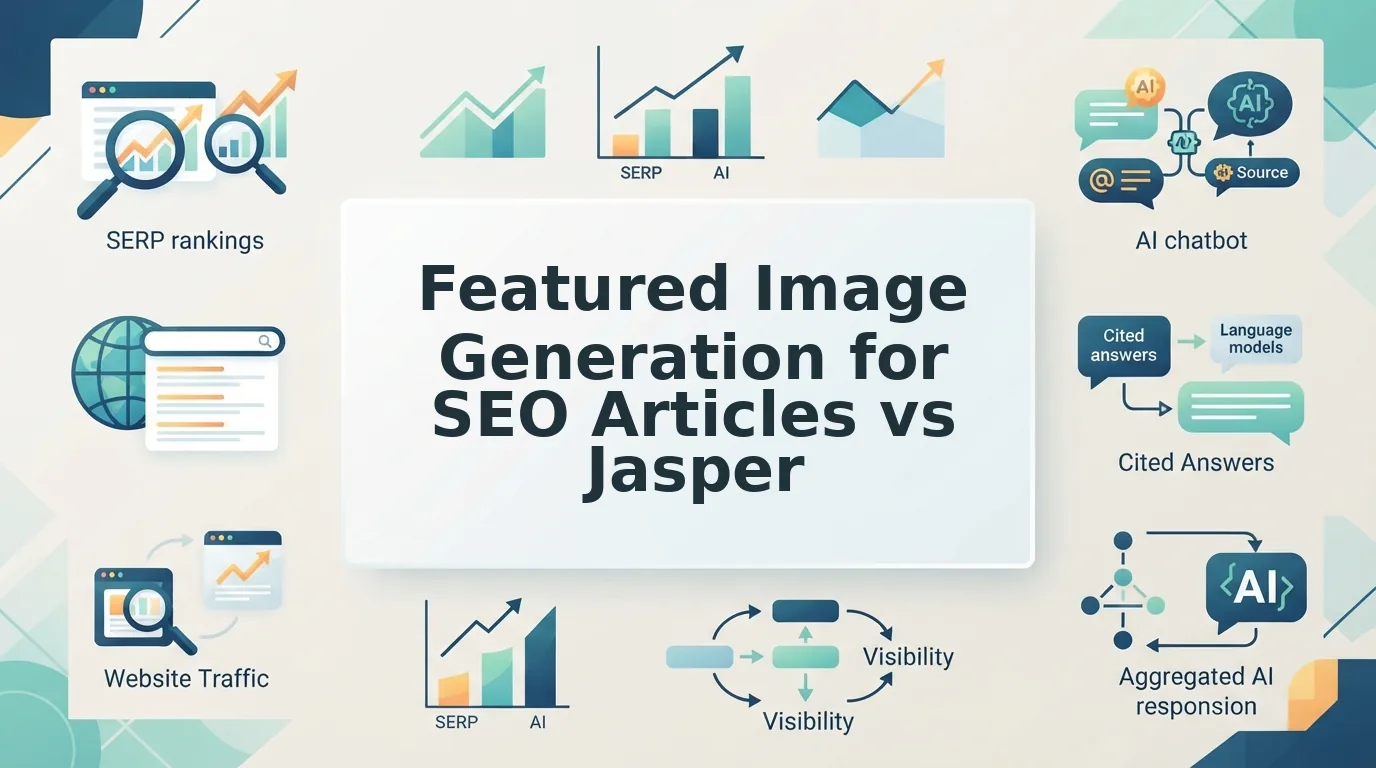 Featured Image Generation for SEO Articles vs Jasper
