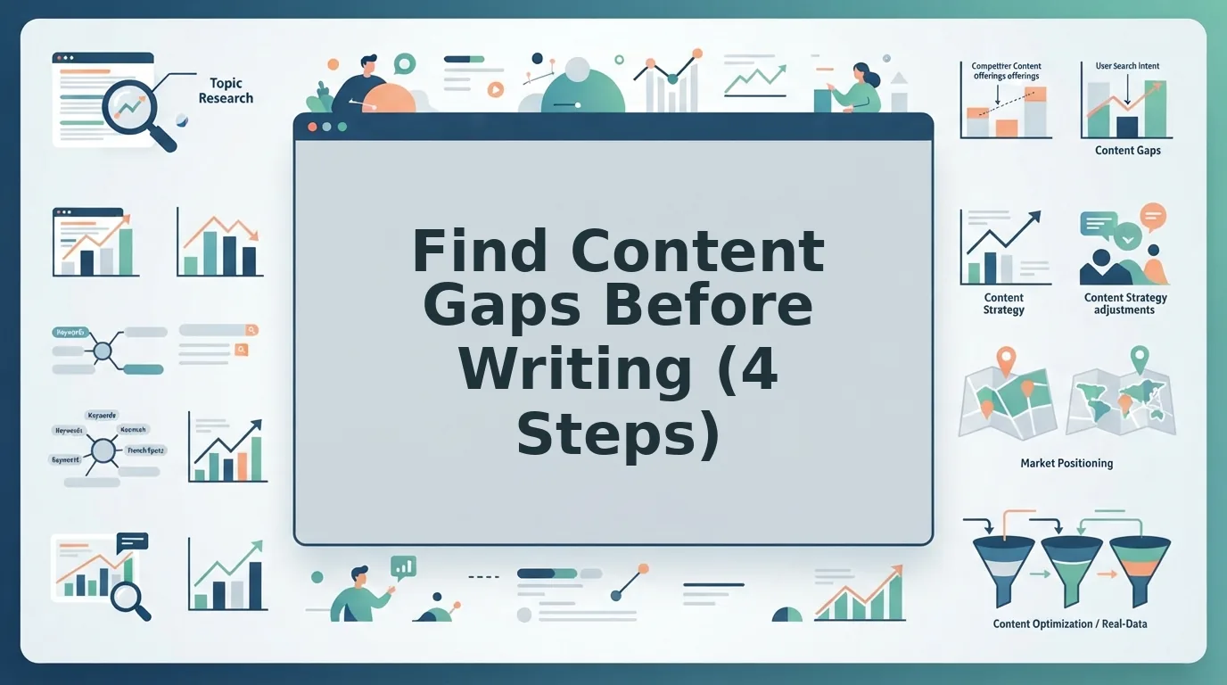 How to Find Content Gaps Before Writing a Single Post
