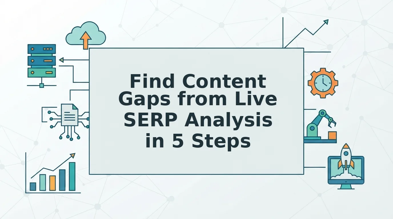 How to Find Content Gaps from Live SERP Analysis