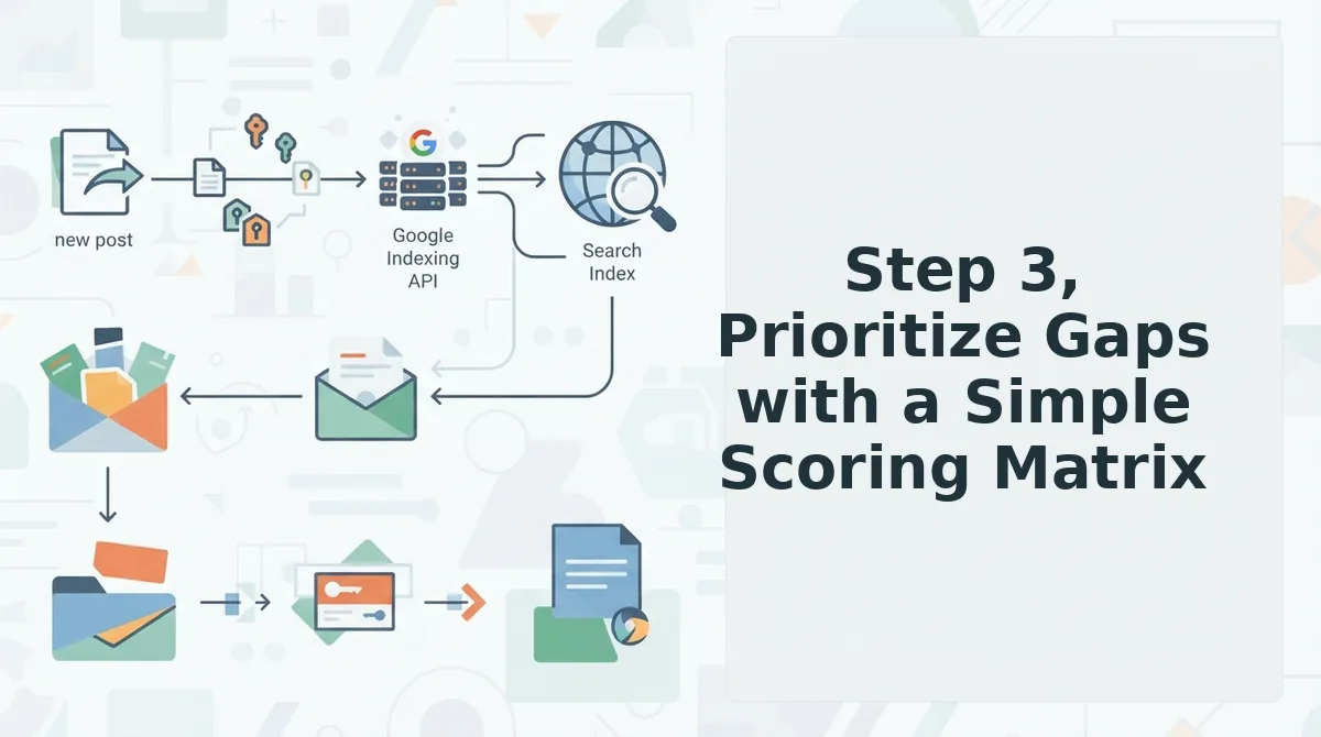 Step 3, Prioritize Gaps with a Simple Scoring Matrix