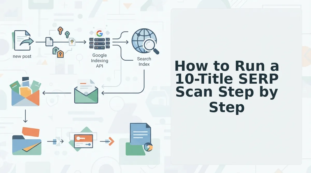 How to Run a 10-Title SERP Scan Step by Step