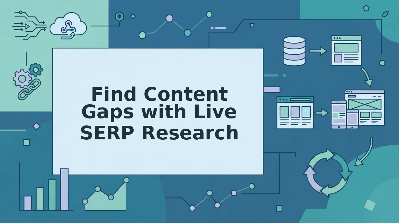 How to Find Content Gaps With Live SERP Research
