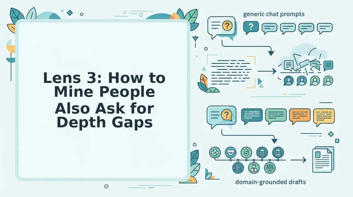 Lens 3: How to Mine People Also Ask for Depth Gaps
