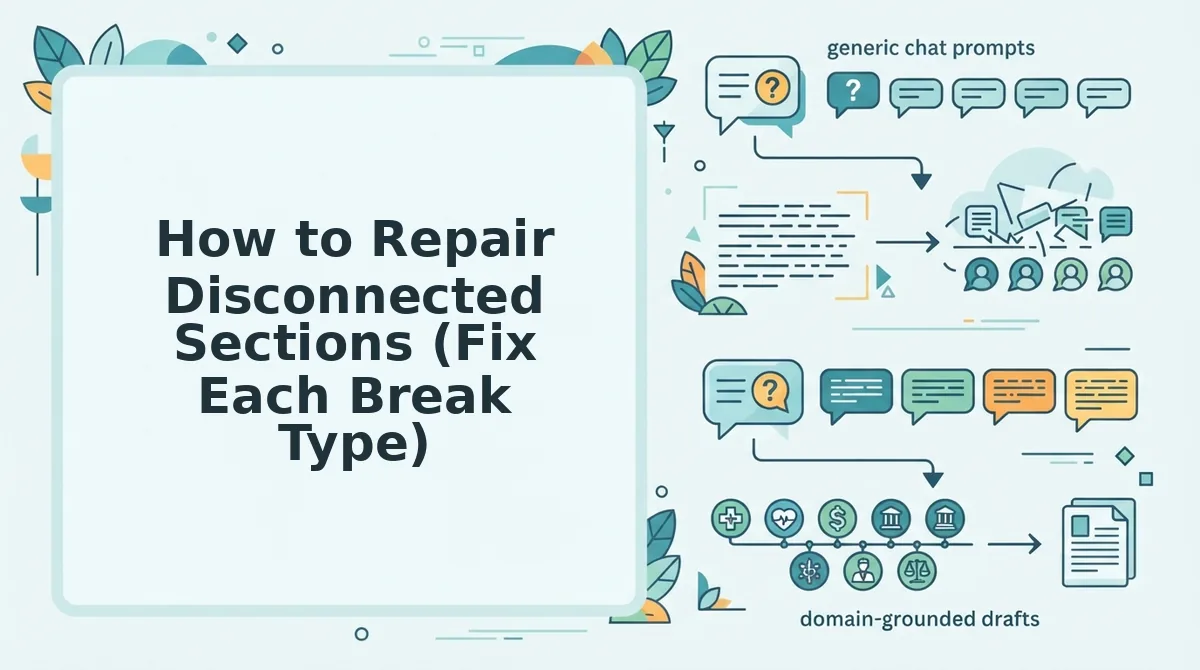How to Repair Disconnected Sections (Fix Each Break Type)