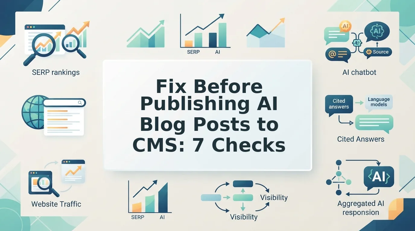What to Fix Before You Publish AI Blog Posts to Your CMS