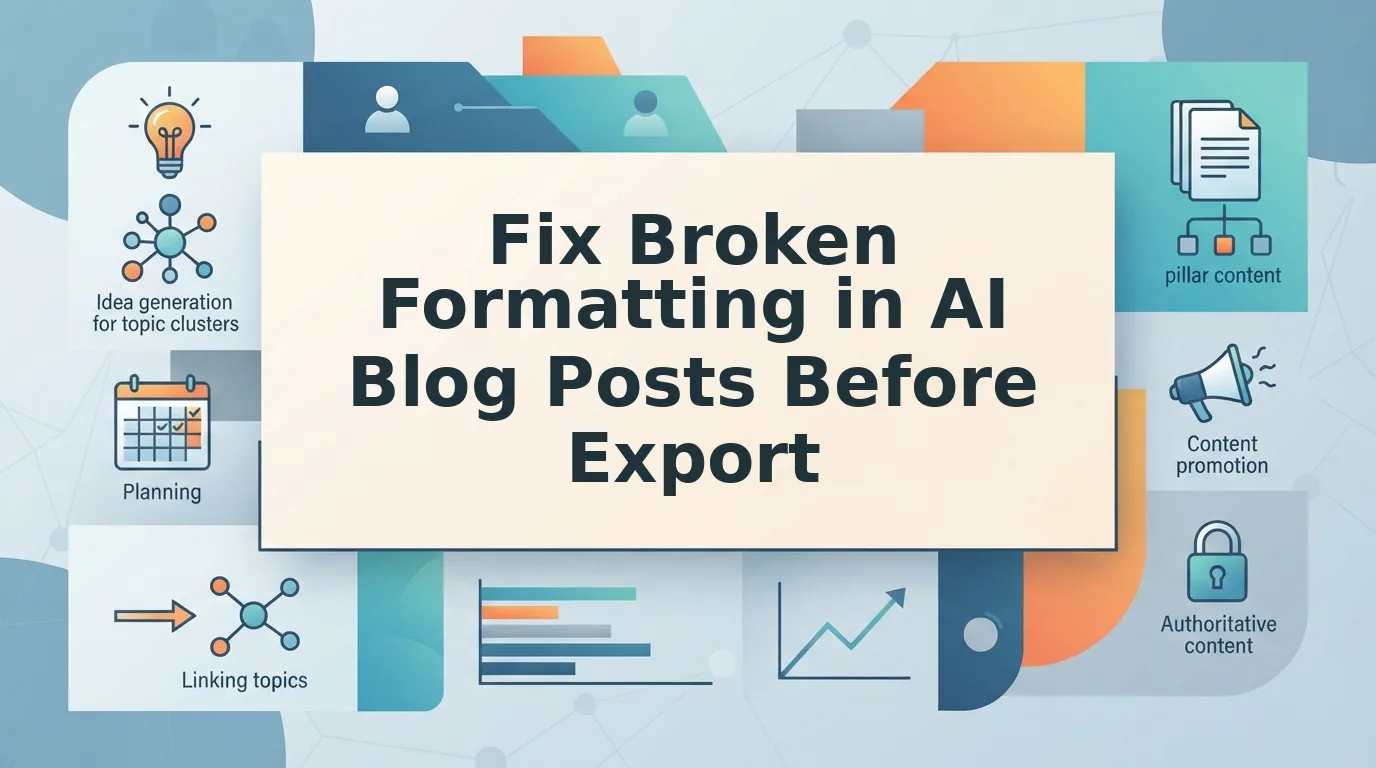 How to Fix Broken Formatting in AI Blog Posts Before Export