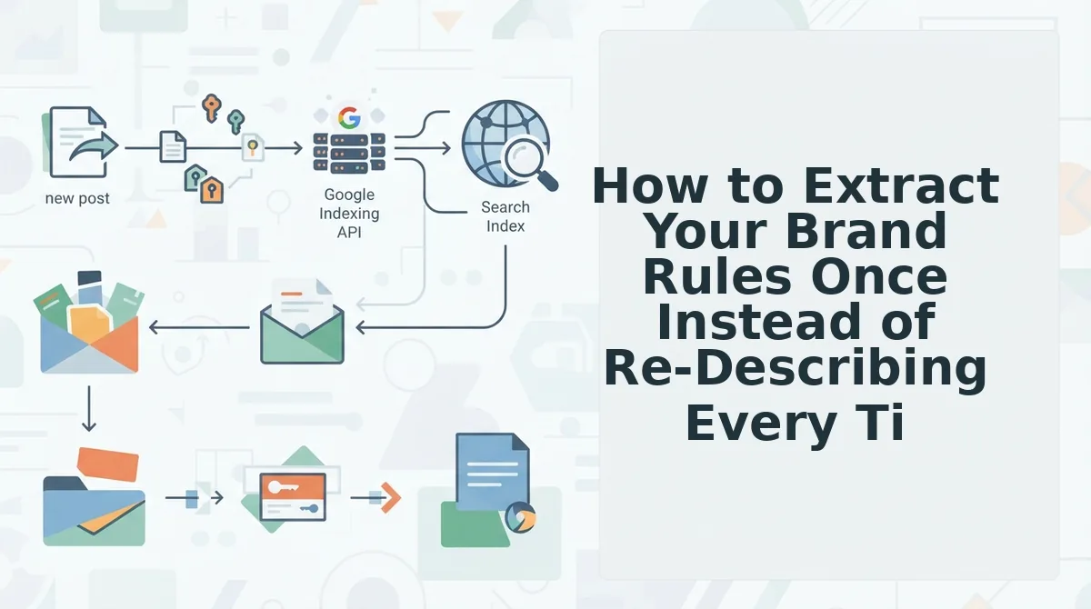 How to Extract Your Brand Rules Once Instead of Re-Describing Every Time