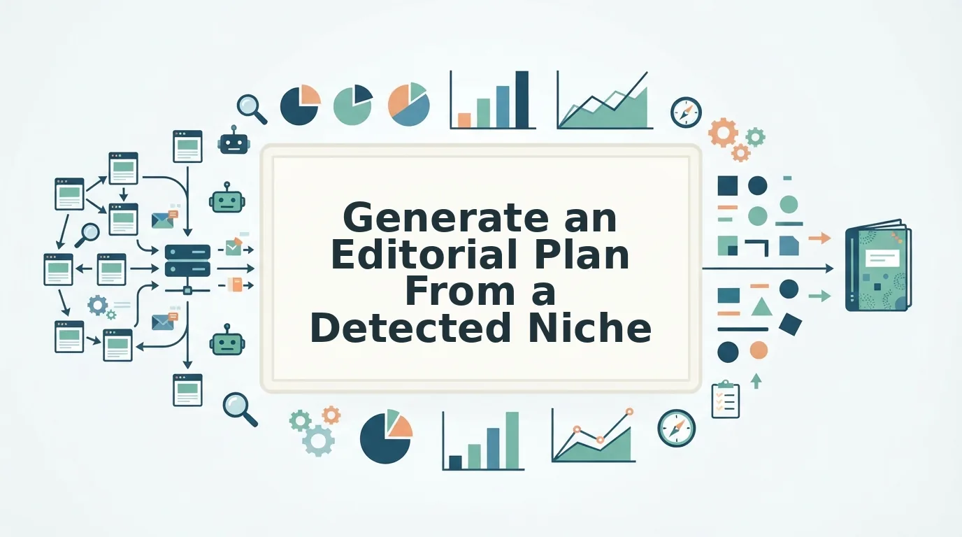 How to Generate an Editorial Plan From a Detected Niche