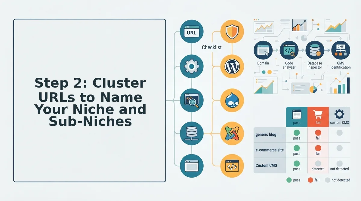 Step 2: Cluster URLs to Name Your Niche and Sub-Niches