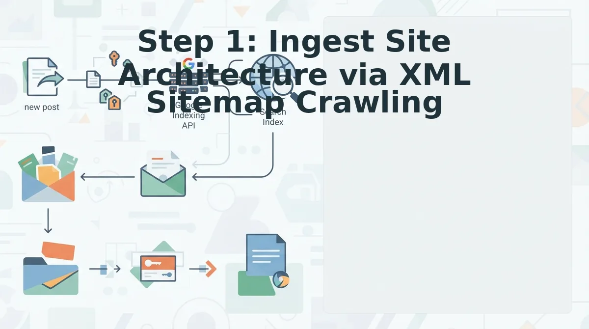 Step 1: Ingest Site Architecture via XML Sitemap Crawling