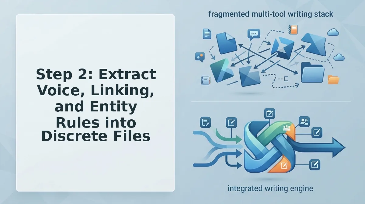 Step 2: Extract Voice, Linking, and Entity Rules into Discrete Files