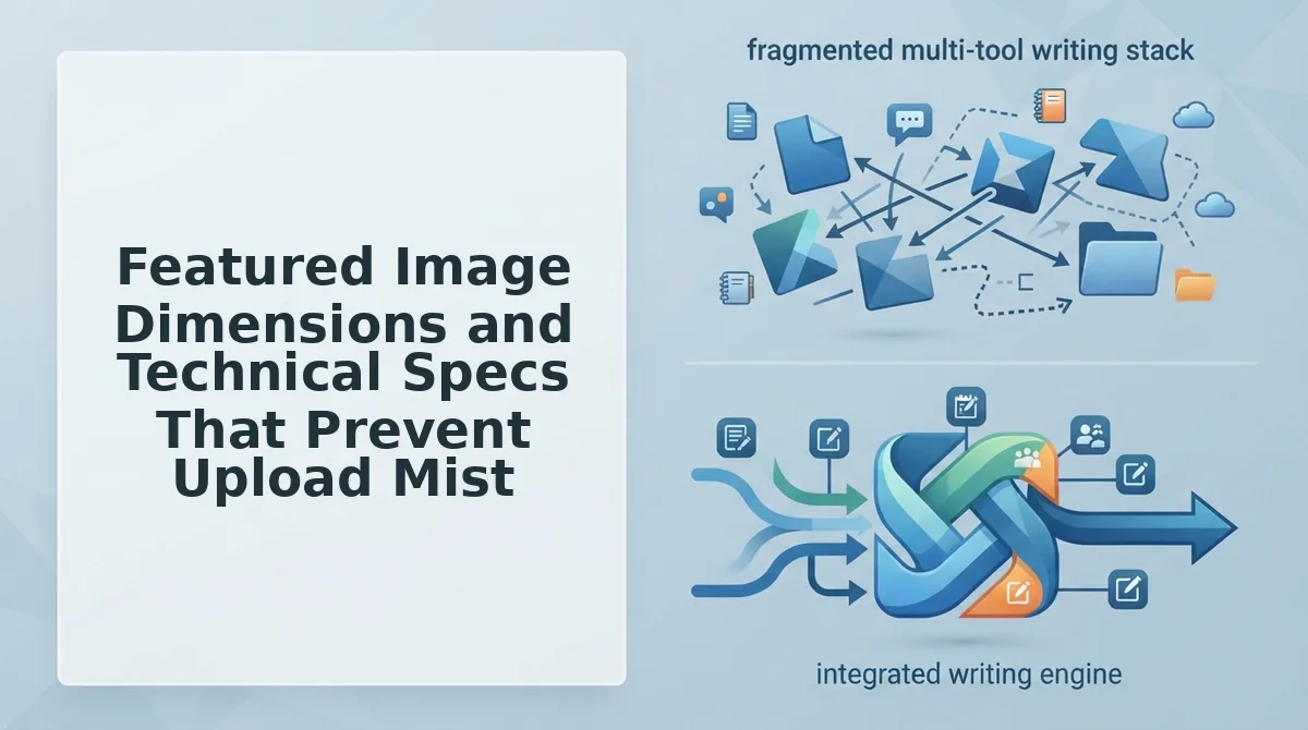 Featured Image Dimensions and Technical Specs That Prevent Upload Mistakes