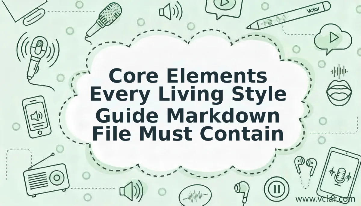 Core Elements Every Living Style Guide Markdown File Must Contain