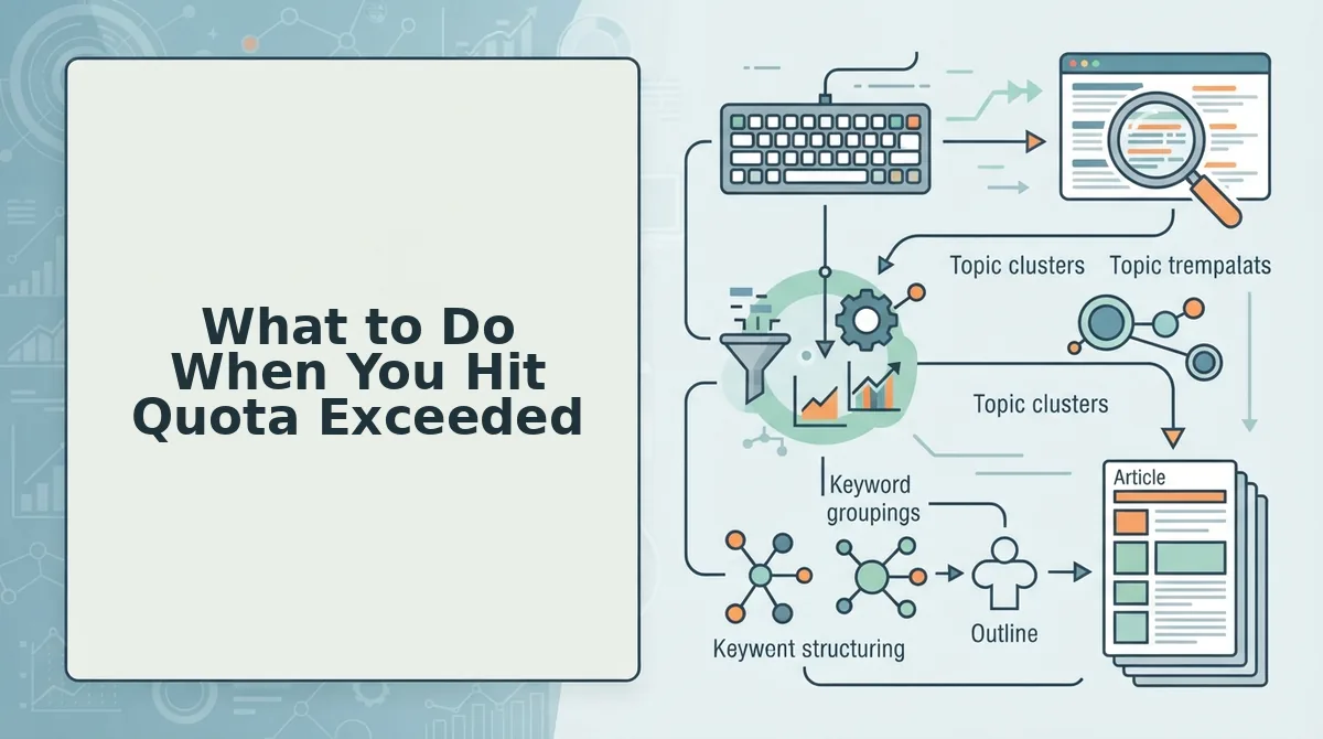 What to Do When You Hit Quota Exceeded