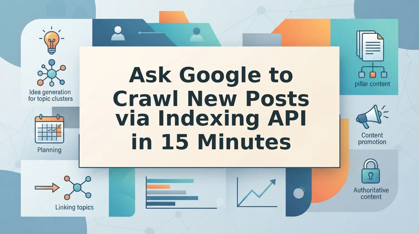 How to Ask Google to Crawl New Posts via Indexing API