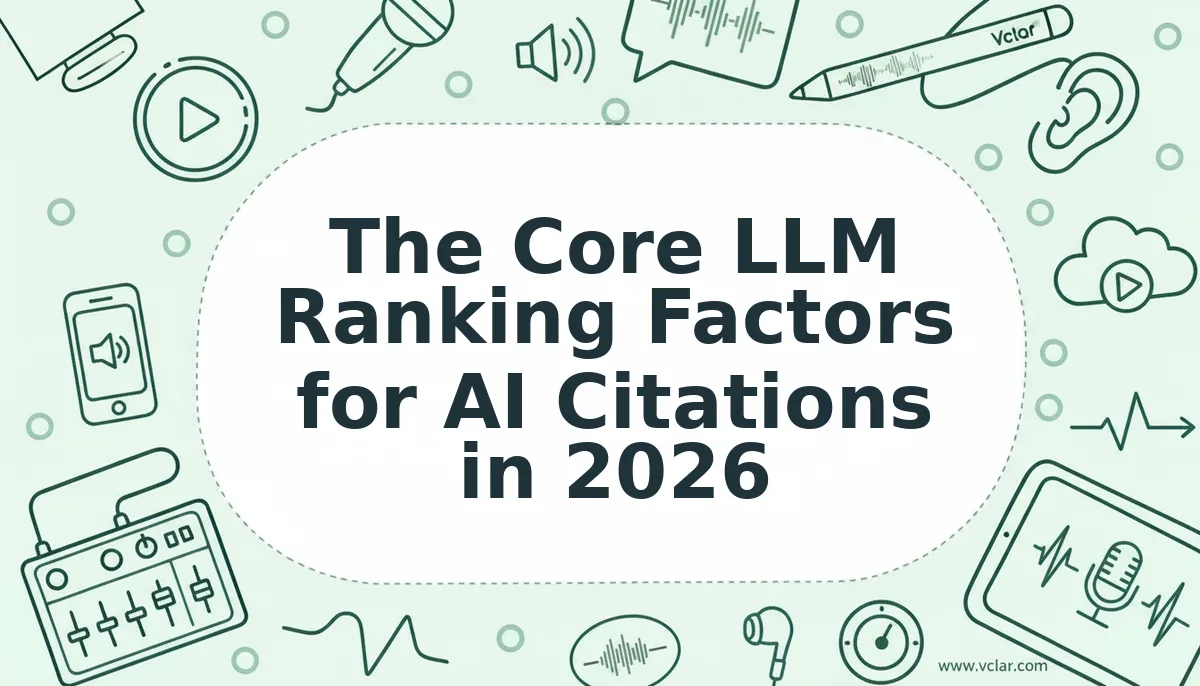 The Core LLM Ranking Factors for AI Citations in 2026