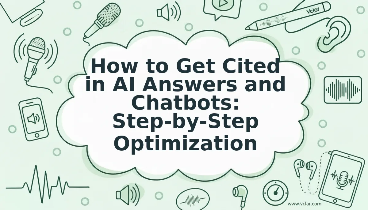 How to Get Cited in AI Answers and Chatbots: Step-by-Step Optimization Strategy
