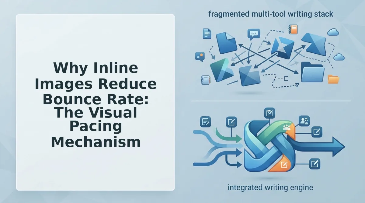 Why Inline Images Reduce Bounce Rate: The Visual Pacing Mechanism