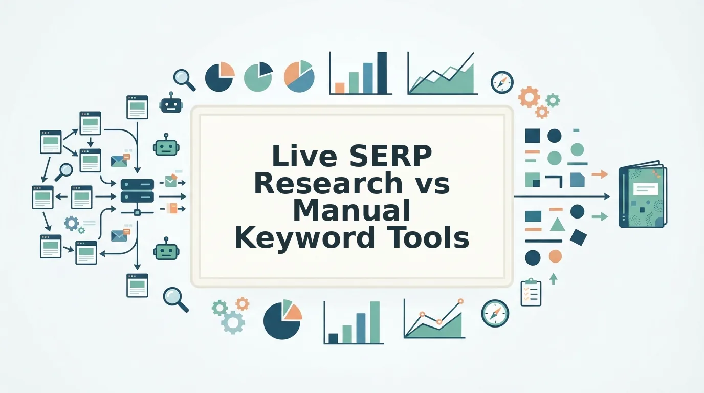 Live SERP Research vs Manual Keyword Tools for Blog Topics
