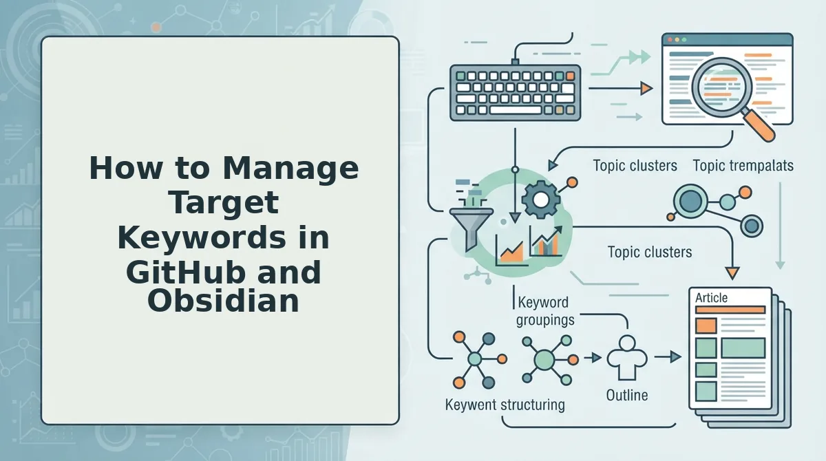 How to Manage Target Keywords in GitHub and Obsidian