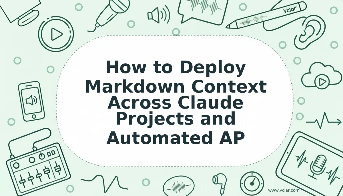 How to Deploy Markdown Context Across Claude Projects and Automated API Pipelines