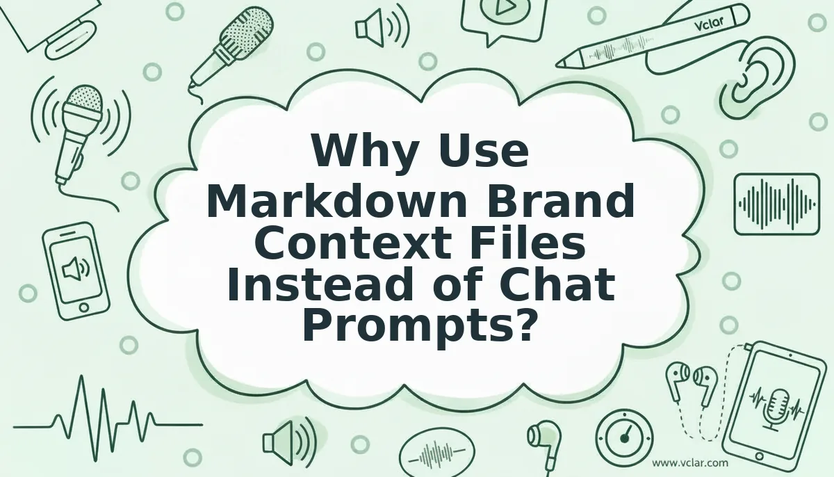 Why Use Markdown Brand Context Files Instead of Chat Prompts?