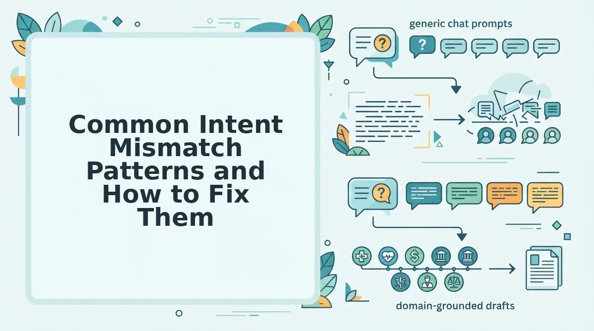 Common Intent Mismatch Patterns and How to Fix Them