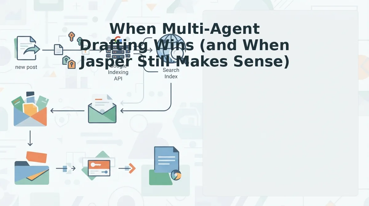 When Multi-Agent Drafting Wins (and When Jasper Still Makes Sense)