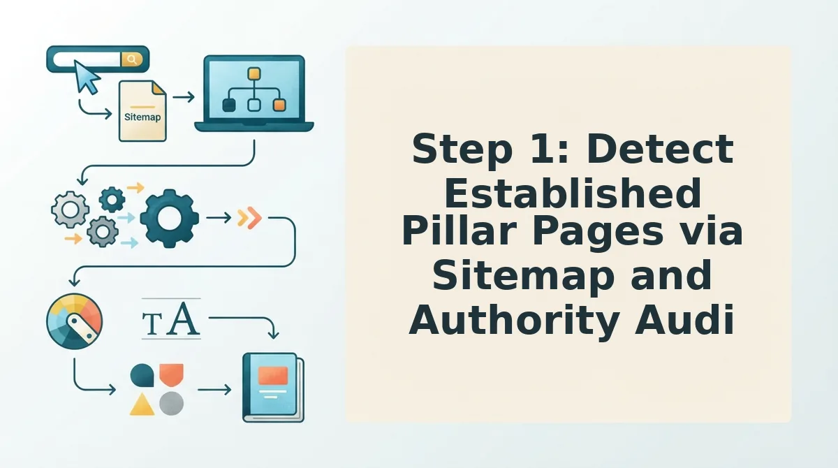 Step 1: Detect Established Pillar Pages via Sitemap and Authority Auditing