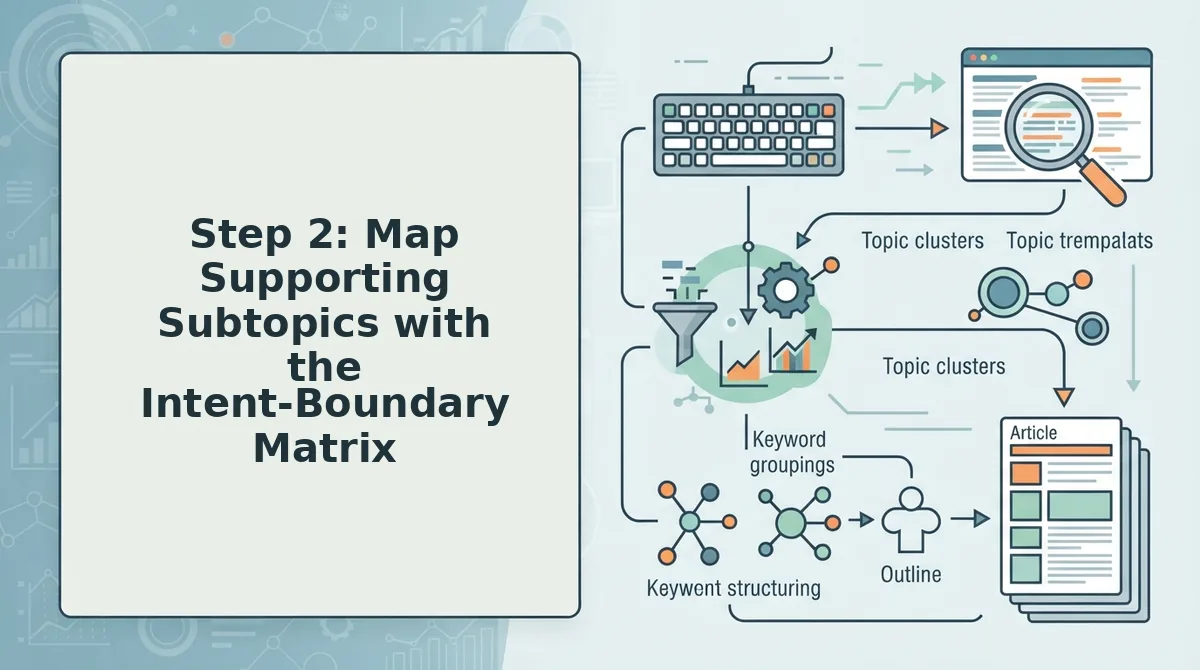 Step 2: Map Supporting Subtopics with the Intent-Boundary Matrix