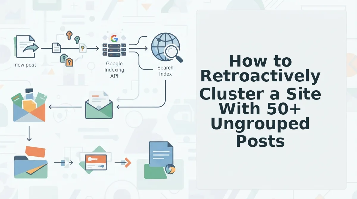 How to Retroactively Cluster a Site With 50+ Ungrouped Posts